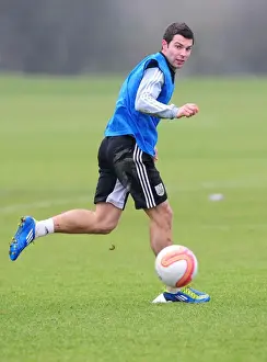 New Signing Richard Foster Training with Bristol City FC at Memorial Stadium