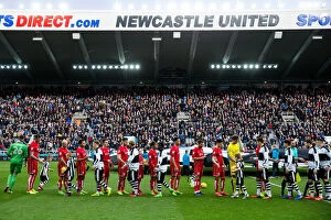 Images Dated 25th February 2017: Newcastle United vs. Bristol City: Championship Showdown at St. James Park