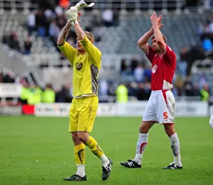Newcastle Utd V Bristol City Prints: Newcastle Utd vs. Bristol City: A Football Showdown - Season 09-10