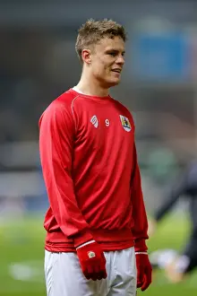 Newly Signed Matt Smith of Bristol City Observes Peterborough United Match, 181114