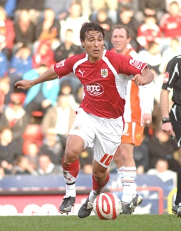 Bristol City V Blackpool Prints: Nick Carle