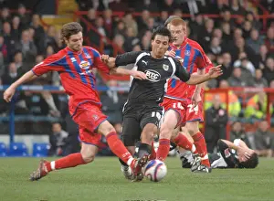 Framed Print : Nick Carle in Action: Crystal Palace vs. Bristol City Framed Print : Nick Carle in Action: Crystal Palace vs. Bristol City