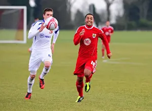 Bristol City Res V Swindon Res Prints: Nicky Maynard in Action: Bristol City Reserves vs Swindon Reserves