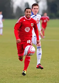 Bristol City Res V Swindon Res Prints: Nicky Maynard in Action: Bristol City Reserves vs Swindon Reserves