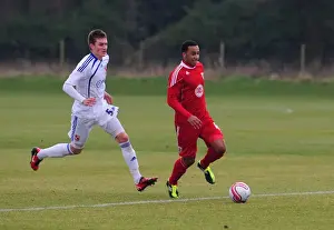 Bristol City Res V Swindon Res Prints: Nicky Maynard in Action: Bristol City Reserves vs Swindon Reserves
