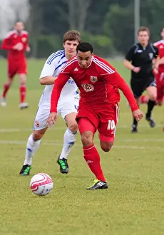 Bristol City Res V Swindon Res Prints: Nicky Maynard in Action: Bristol City Reserves vs Swindon Reserves