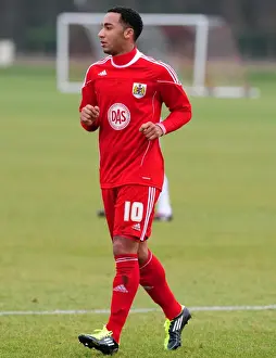 Bristol City Res V Swindon Res Prints: Nicky Maynard in Action: Bristol City Reserves vs Swindon Reserves