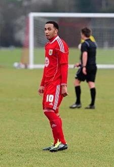Images Dated 9th February 2011: Nicky Maynard in Action: Bristol City vs Swindon Reserves
