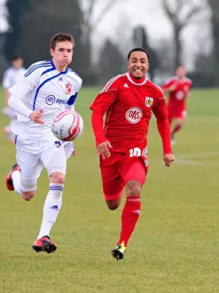Bristol City Res V Swindon Res Prints: Nicky Maynard in Action: Bristol City vs Swindon Reserves