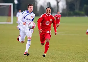 Nicky Maynard in Action: Bristol City vs Swindon Reserves