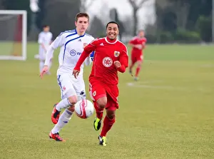 Bristol City Res V Swindon Res Prints: Nicky Maynard in Action: Bristol City vs Swindon Reserves