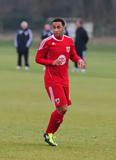 Bristol City Res V Swindon Res Prints: Nicky Maynard in Action: Bristol City vs Swindon Reserves