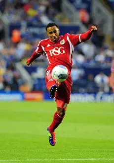 Leicester City V Bristol City Prints: Nicky Maynard of Bristol City Against Leicester City in Championship Match at King Power Stadium - 06/08/2011