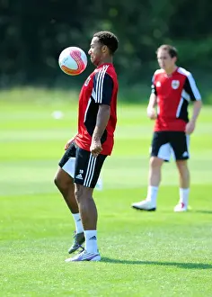 Nicky Maynard: Intense Focus during Bristol City's Pre-Season Training