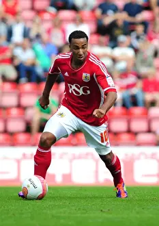 Nicky Maynard Scores for Bristol City Against Ipswich Town in Championship Match at Ashton Gate Stadium (06/08/2011)