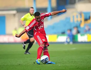 Millwall V Bristol City Prints: Nicky Maynard Scores for Bristol City Against Millwall in 2011 Championship Match at Selhurst Park