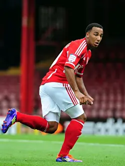 Season 11-12 Prints: Nicky Maynard Scores for Bristol City Against West Brom in Championship Match, 2011