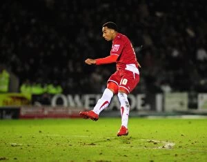 Images Dated 16th March 2010: Nicky Maynard Scores Opening Goal: Plymouth Argyle vs. Bristol City, Championship Match, 16-03-2010