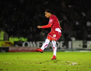 Framed Print : Nicky Maynard Scores Opening Goal: Plymouth Argyle vs. Bristol City, Championship Match, 16-03-2010 Framed Print : Nicky Maynard Scores Opening Goal: Plymouth Argyle vs. Bristol City, Championship Match, 16-03-2010
