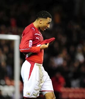 Images Dated 23rd March 2010: Nicky Maynard Scores the Winning Goal for Bristol City Against Barnsley in Championship Match, 2010
