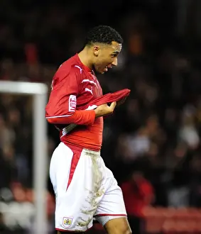 Nicky Maynard Scores the Winning Goal for Bristol City Against Barnsley in Championship Match, 2010