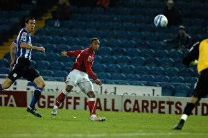 Sheffield Wednesday V Bristol City Collection: Nicky Maynard sees his shot saved