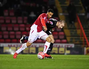 Bristol City V Barnsley Prints: Nicky Maynard Strikes for Bristol City Against Barnsley in Championship Match, 2010