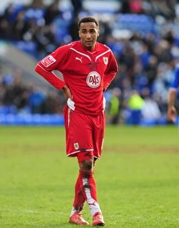 Images Dated 27th March 2010: Nicky Maynard Strikes for Bristol City in Peterborough Championship Clash, March 2010