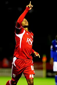 Leicester City V Bristol City Prints: Nicky Maynard's Brace: Championship Match - Leicester City vs