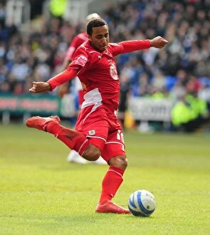 Images Dated 13th March 2010: Nicky Maynard's Championship Goal: Reading vs. Bristol City, March 13, 2010