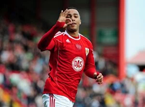Bristol City v Doncaster Rovers Collection: Nicky Maynard's Championship-Winning Solo Goal for Bristol City over Doncaster Rovers (02/04/2011)