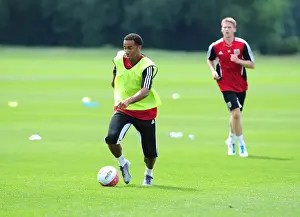 Pre-season Training Prints: Nicky Maynard's Intense Focus: Pre-Season Training with Bristol City