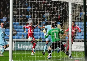 Coventry City V Bristol City Prints: Nicky Maynard's Last-Minute Miss: Coventry City vs
