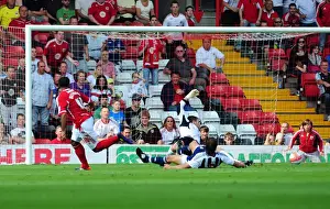 Season 11-12 Prints: Nicky Maynard's Last-Minute Post Denied: Bristol City vs