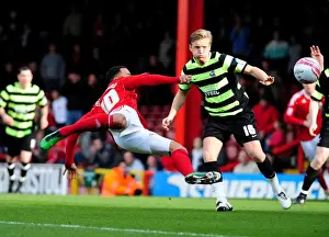 Nicky Maynard's Overhead Kick Attempt vs Scunthorpe United