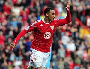Bristol City v Doncaster Rovers Collection: Nicky Maynard's Solo Goal: Championship Victory for Bristol City over Doncaster Rovers (02/04/2011)