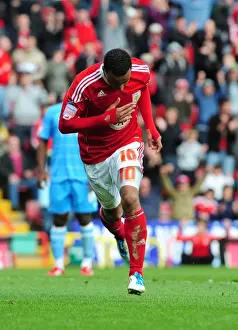 Bristol City V Doncaster Rovers Prints: Nicky Maynard's Solo Goal: Championship Win for Bristol City over Doncaster Rovers (02/04/2011)