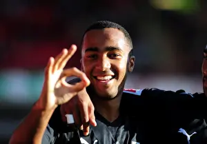 Barnsley V Bristol City Prints: Nicky Maynard's Thrilling Goal Celebration: Opening the Score for Bristol City Against Barnsley