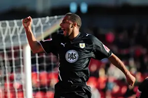 Barnsley V Bristol City Prints: Nicky Maynard's Thrilling Goal Celebration: Opening the Score for Bristol City vs Barnsley