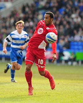 Reading V Bristol City Prints: Nicky Maynard's Thrilling Goal: Reading vs