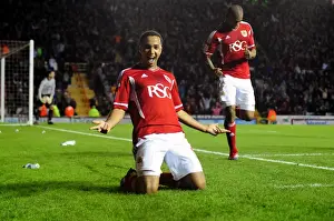 Bristol City V Southampton Prints: Nicky Maynard's Winning Goal: Bristol City Secures Victory Over Southampton in Championship Match