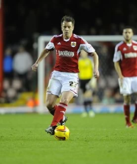 Images Dated 2nd November 2013: Nicky Shorey of Bristol City in Action Against Oldham Athletic, Sky Bet League One, 2013