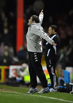 Nigel Clough of Derby County at Ashton Gate Stadium during Bristol City vs Derby County Championship Match, December 15, 2012