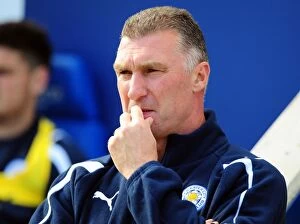 Images Dated 6th October 2012: Nigel Pearson Returns: Leicester City vs. Bristol City in Championship Football, October 2012