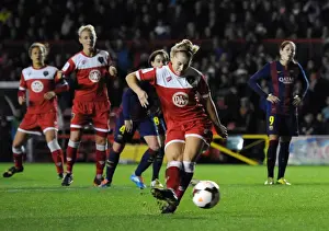 BAWFC V FC Barcelona Prints: Nikki Watts Scores Thrilling Goal: Bristol Academy Women's FC vs