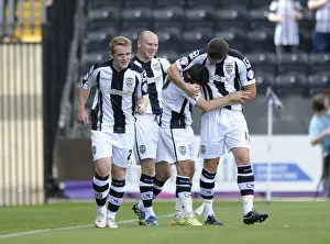 Notts County's Zeli Ismail Celebrates Goal Against Bristol City