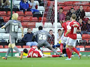 Bristol City V Rotherham United Prints: Nouha Dicko Scores for Rotherham United Against Bristol City, 14-12-2013