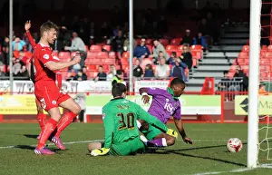 Offside Ruling Thwarts Kieran Agard's Goal Attempt vs Crawley Town, 2015