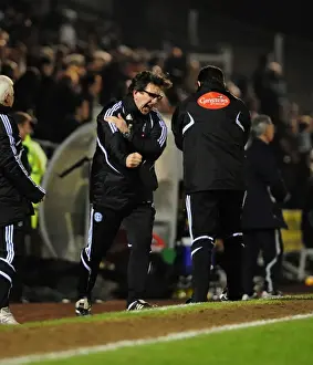 Opening Goal Celebrations: Paul Mariner of Plymouth Argyle after Scoring Against Bristol City in Championship Match, 16-03-2010
