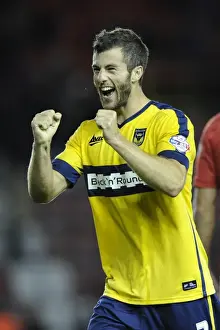 Capital One Prints: Oxford United Celebrate Upset Over Bristol City in Capital One Cup